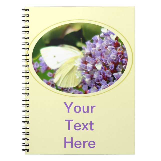 Flower and Butterfly Notebook (Front)