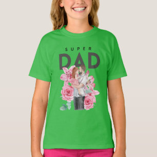 Flower and Dad Graphic Tee