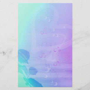 Flower and Heart Stationery