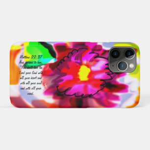 Flower and Jesus iPhone 11 Pro Case