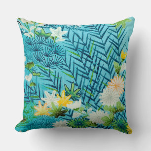 Flower and Leaf, Japanese Design Cushion