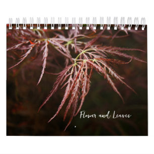 Flower and Leaves Calendar