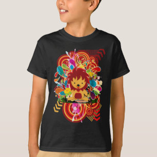 Flower and lion T-Shirt