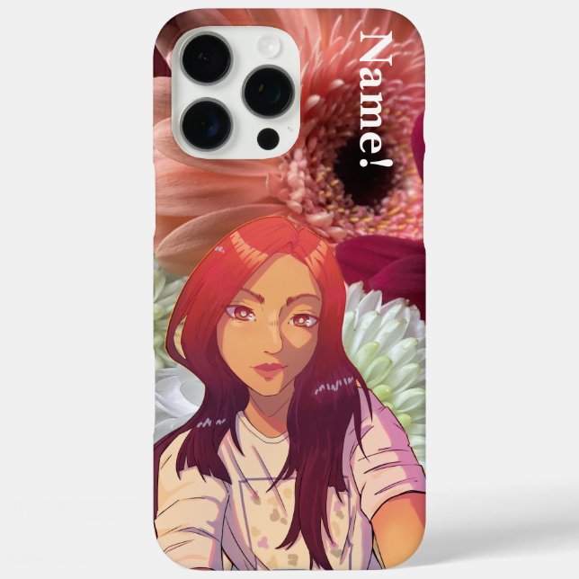 Flower Anime Case-Mate iPhone Case (Back)