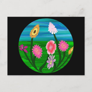 Flower Aquarium Postcard