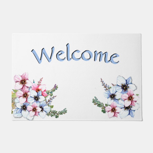 Flower Arrangement Doormat (Front)