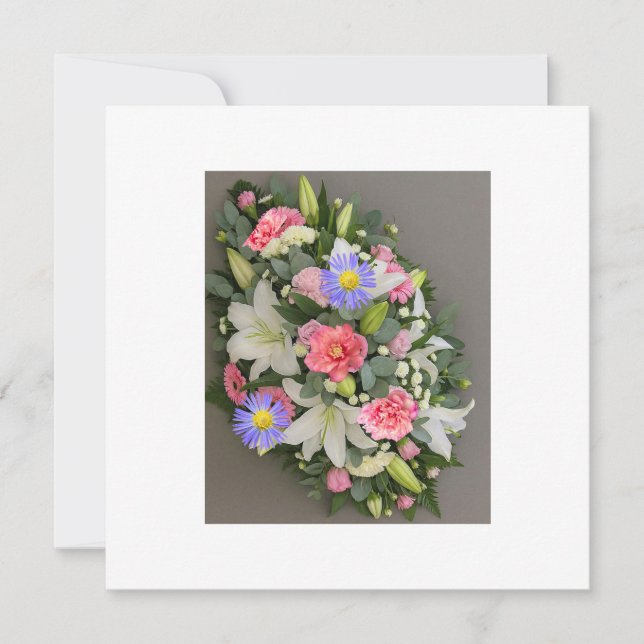 Flower Arregment Thank You Card (Front)