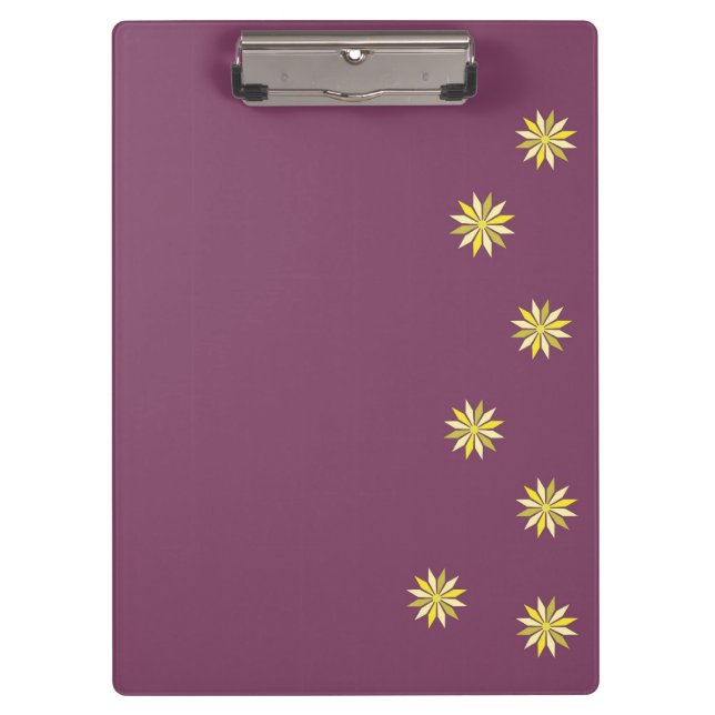FLOWER ART CLIPBOARD (Front)