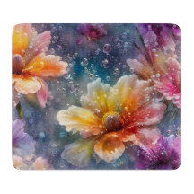 Flower Art Cutting Board
