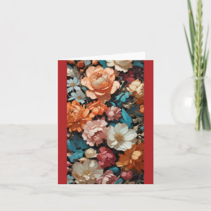 flower art thank you card