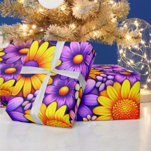Flower Art Wrapping Paper