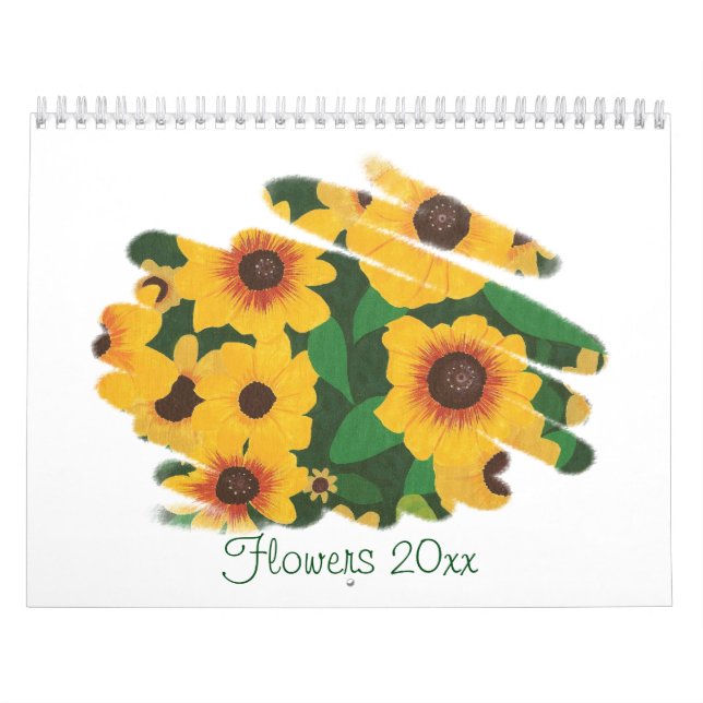 Flower Artwork Calendar by CherylsArt 20xx (Cover)