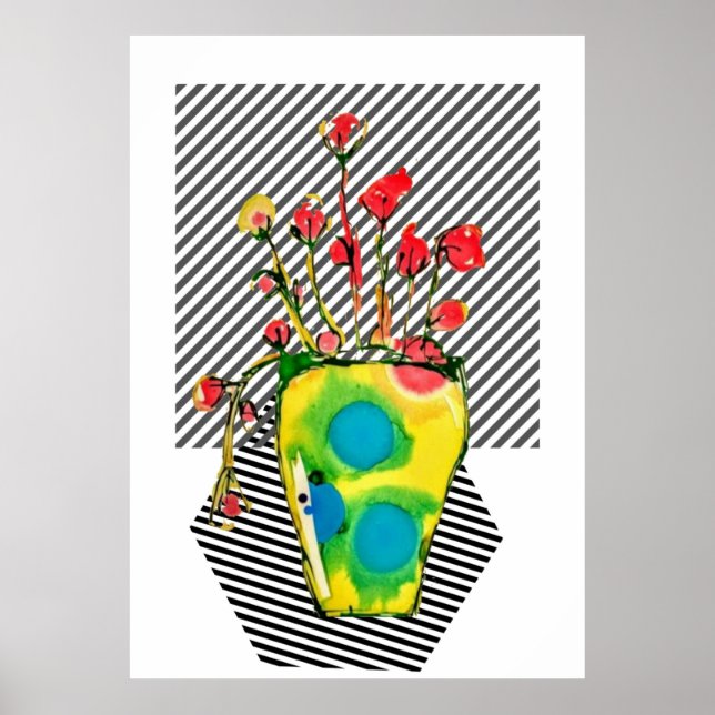 Flower Artwork Poster (Front)