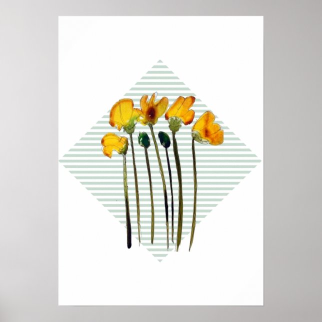 Flower Artwork Poster (Front)