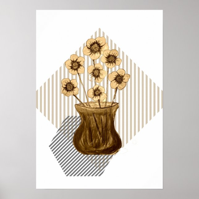 Flower Artwork Poster (Front)