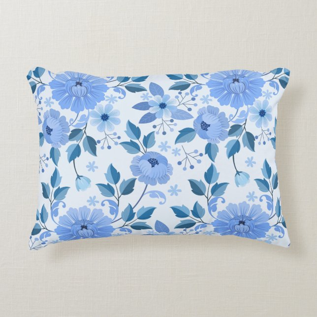 flower background Accent Pillow (Front)