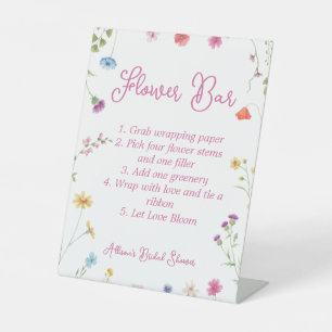 Flower Bar Sign