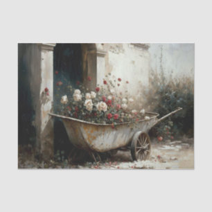 flower barrow tissue paper