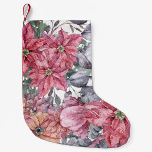 Flower Beach Art Small Christmas Stocking