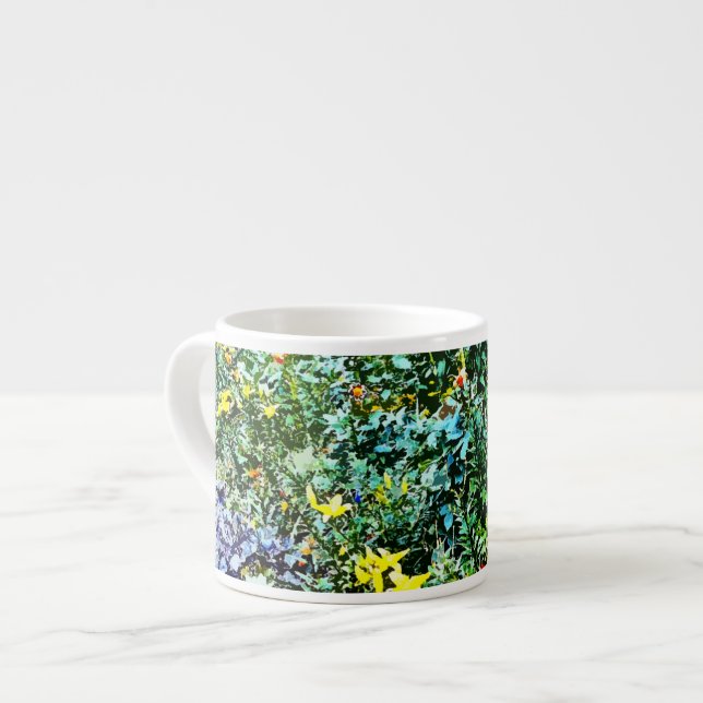 Flower Bed in Monet's Garden Espresso Cup (Front Left)