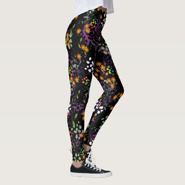 Flower Bed Leggings (Right)