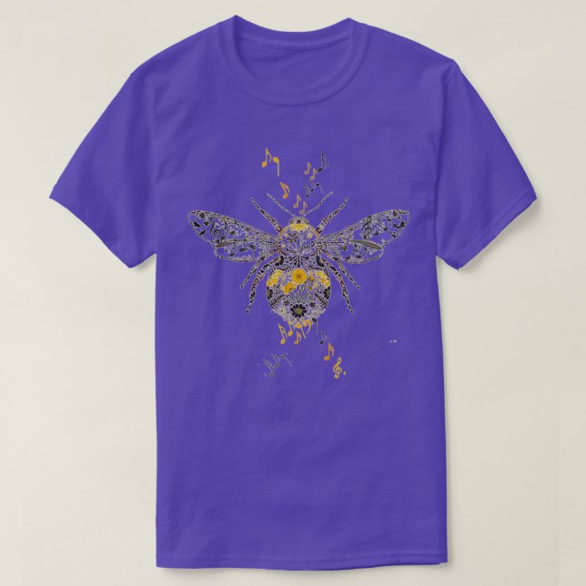 Flower Bee T-Shirt (Design Front)