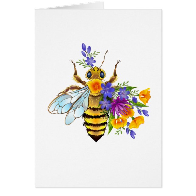 Flower bee with wild plants (Front)