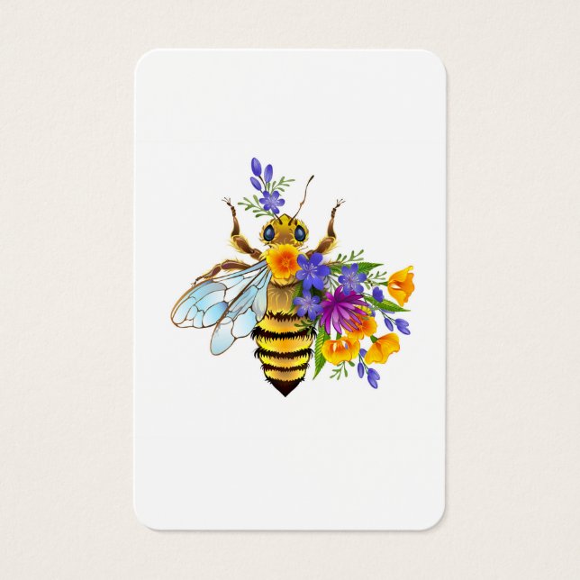 Flower bee with wild plants (Front)