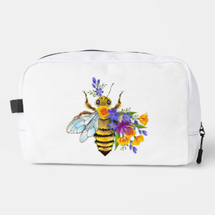 Flower bee with wild plants dopp kit