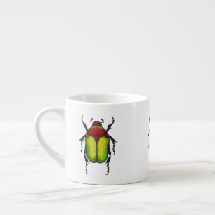 Flower beetle espresso cup