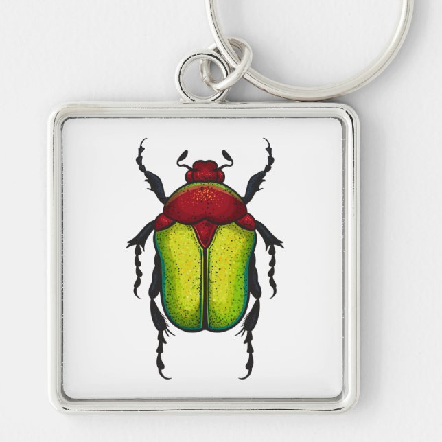 Flower beetle key ring (Front)