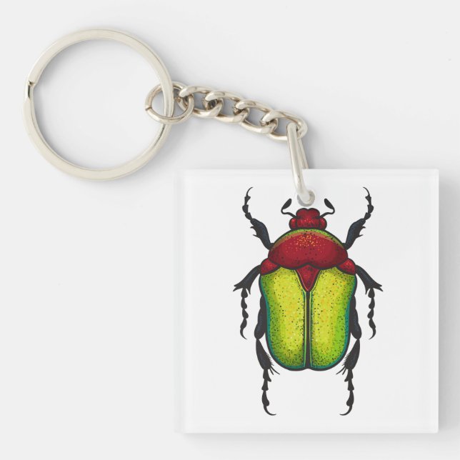 Flower beetle key ring (Front)