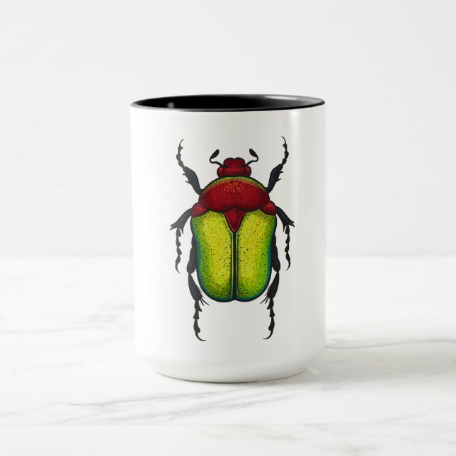 Flower beetle mug (Center)