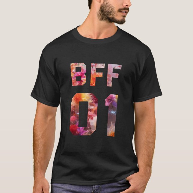 Flower BFF 01 - Best Friends Forever T-Shirt (Front)