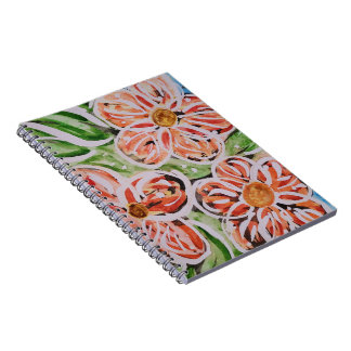 Flower Binder Notebook