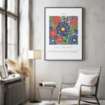 Flower Bloom Market Poster