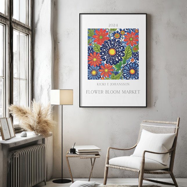 Flower Bloom Market Poster (Flower Bloom Market 1)