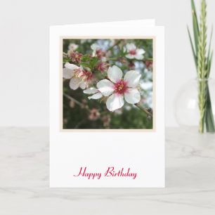 Flower Blossom Birthday Card