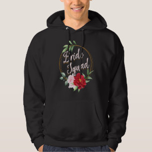 Flower Blossoms Marriage Bachelorette Party Floral Hoodie