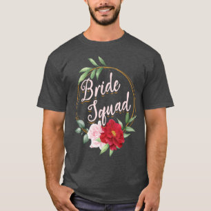 Flower Blossoms Marriage Bachelorette Party Floral T-Shirt