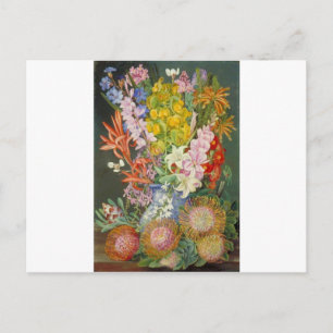 Flower Blossoms Peace Love Inspirational Faith Postcard