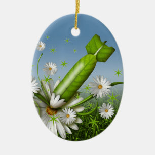 Flower Bomb Ceramic Tree Decoration