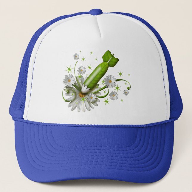 Flower Bomb Trucker Hat (Front)