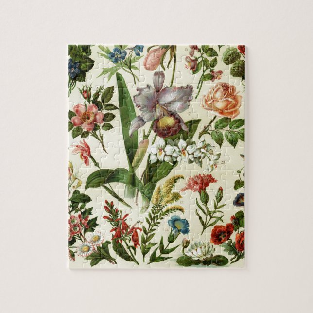 Flower Botanicals Jigsaw Puzzle (Vertical)