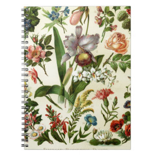 Flower Botanicals Notebook