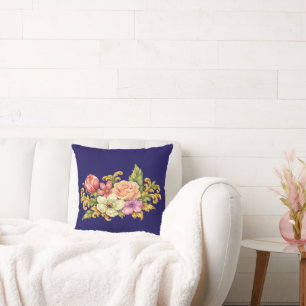 Flower Bouquet Acanthus Cushion