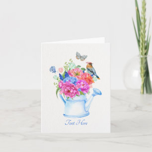 flower bouquet aesthetic  card