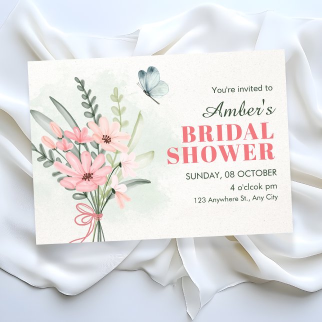 Flower bouquet invitation (Creator Uploaded)