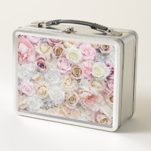 Flower Bouquet  Metal Lunch Box