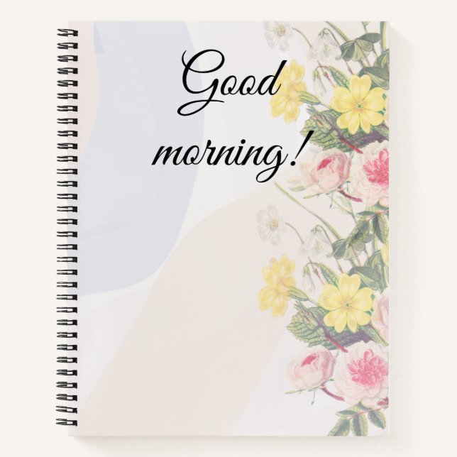 flower bouquet  notebook (Front)